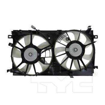 2020 Toyota Corolla Dual Radiator and Condenser Fan Assembly TYC 623690 image 2 of 3