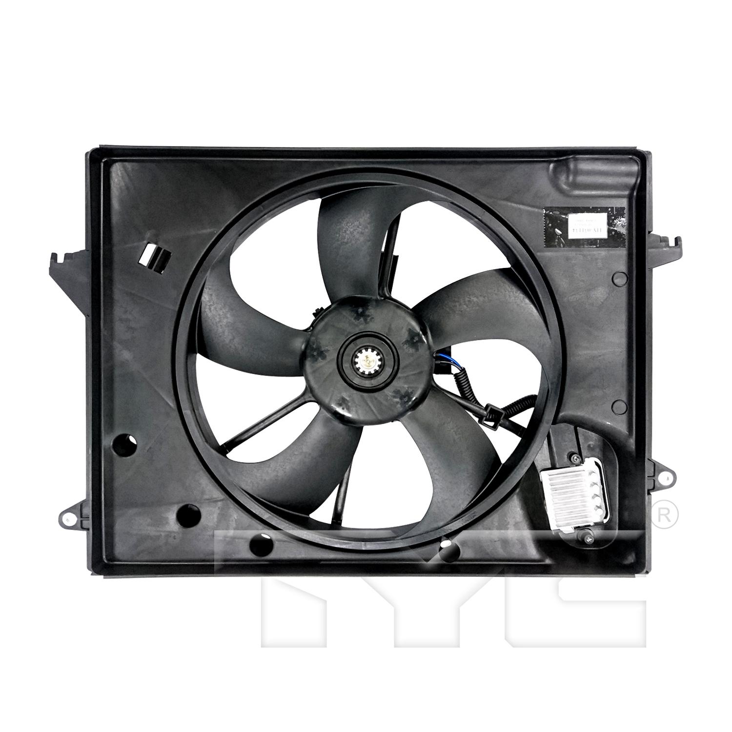 TYC 623700 - Dual Radiator and Condenser Fan Assembly TYC 623700 Dual Radiator and Condenser Fan Assembly product image 1 of 3