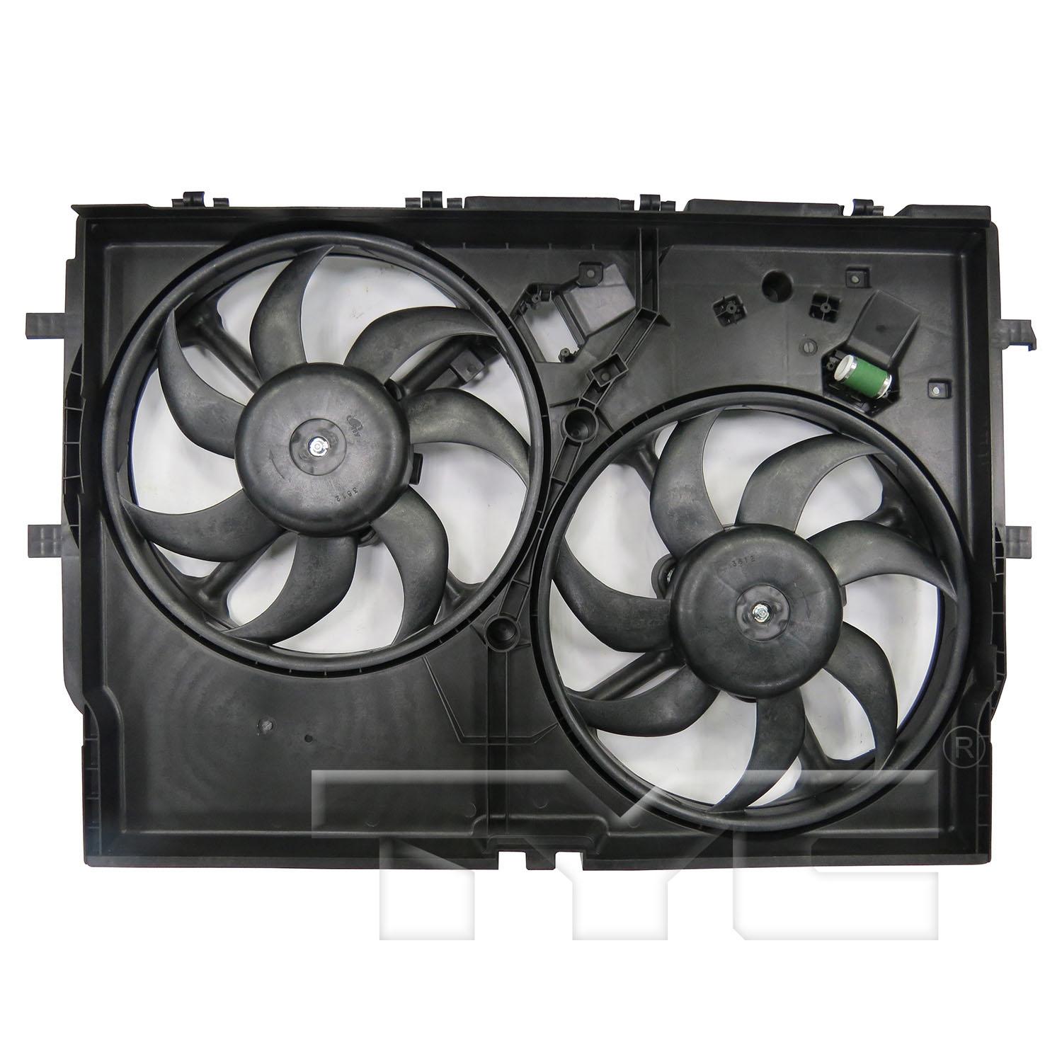 TYC 623720 - Dual Radiator and Condenser Fan Assembly TYC 623720 Dual Radiator and Condenser Fan Assembly product image 1 of 3