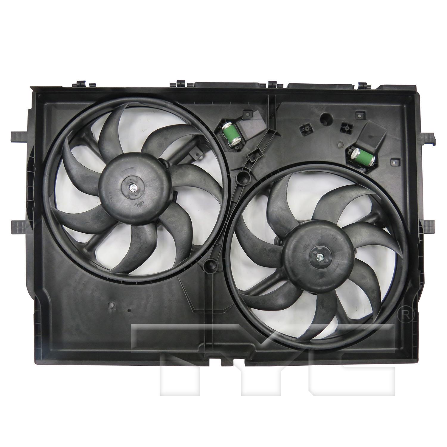 TYC 623730 - Dual Radiator and Condenser Fan Assembly TYC 623730 Dual Radiator and Condenser Fan Assembly product image 1 of 4