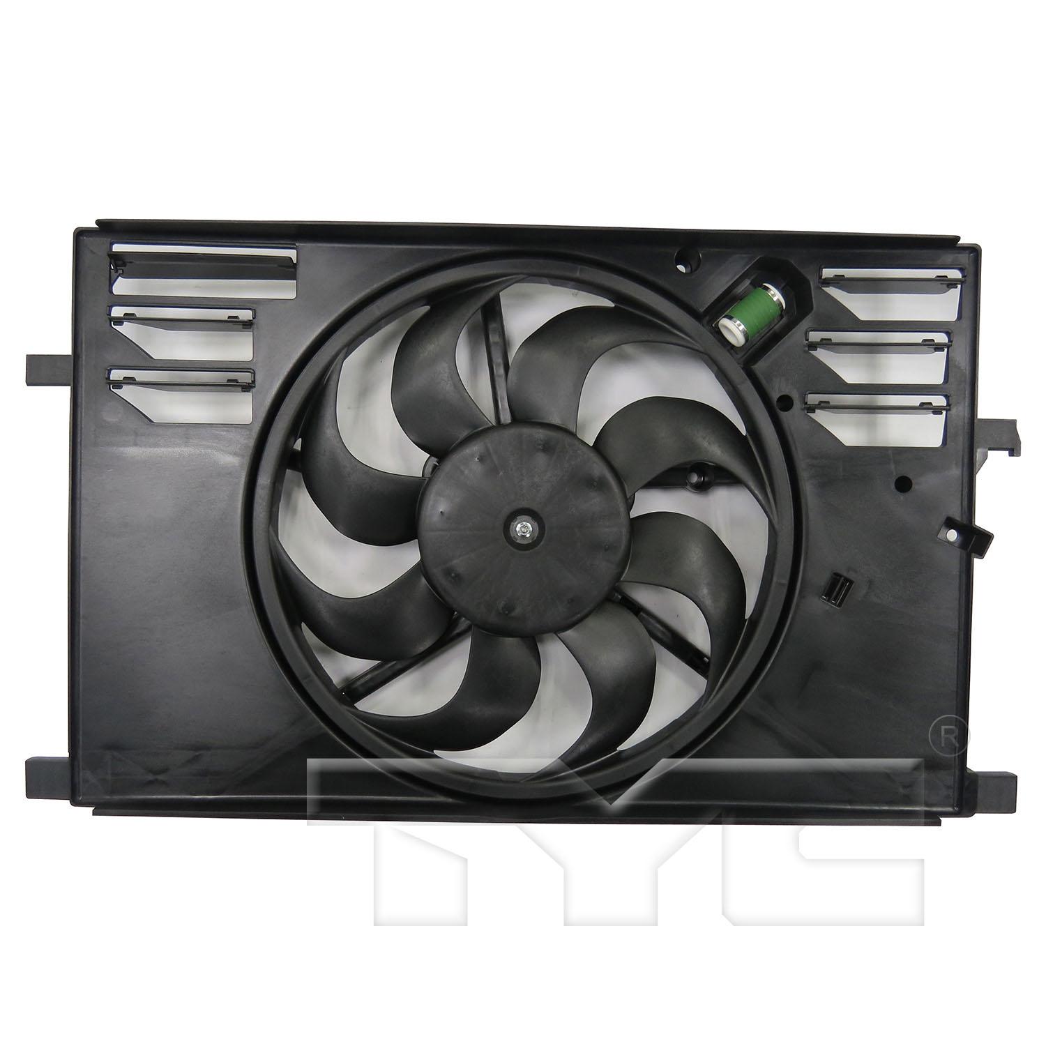 TYC 623740 - Dual Radiator and Condenser Fan Assembly TYC 623740 Dual Radiator and Condenser Fan Assembly product image 1 of 3