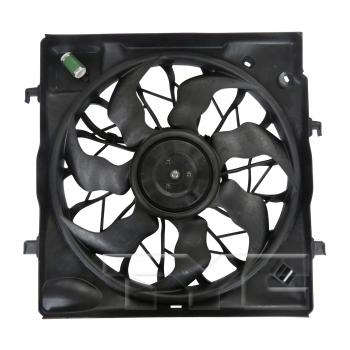 2020 Kia Optima Dual Radiator and Condenser Fan Assembly TYC 623750 image 1 of 3