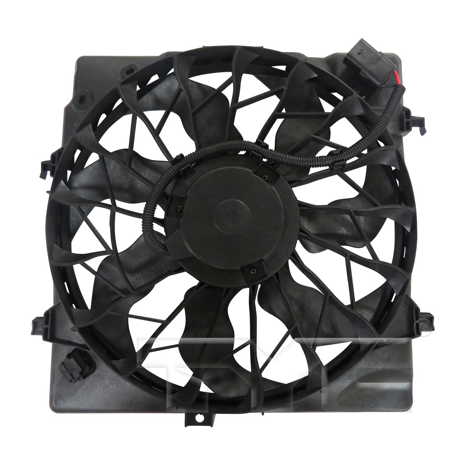 TYC 623750 - Dual Radiator and Condenser Fan Assembly TYC 623750 Dual Radiator and Condenser Fan Assembly product image 2 of 3