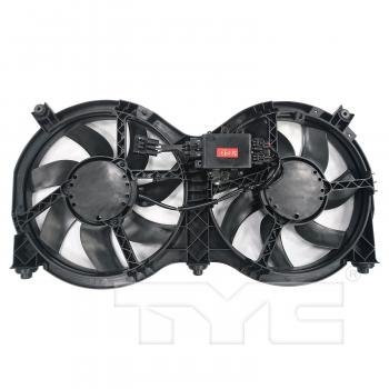 2015 Infiniti QX60 Dual Radiator and Condenser Fan Assembly TYC 623760 image 2 of 3