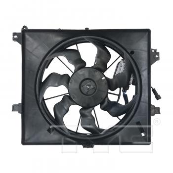 2018 Kia Forte5 Dual Radiator and Condenser Fan Assembly TYC 623780 image 1 of 4