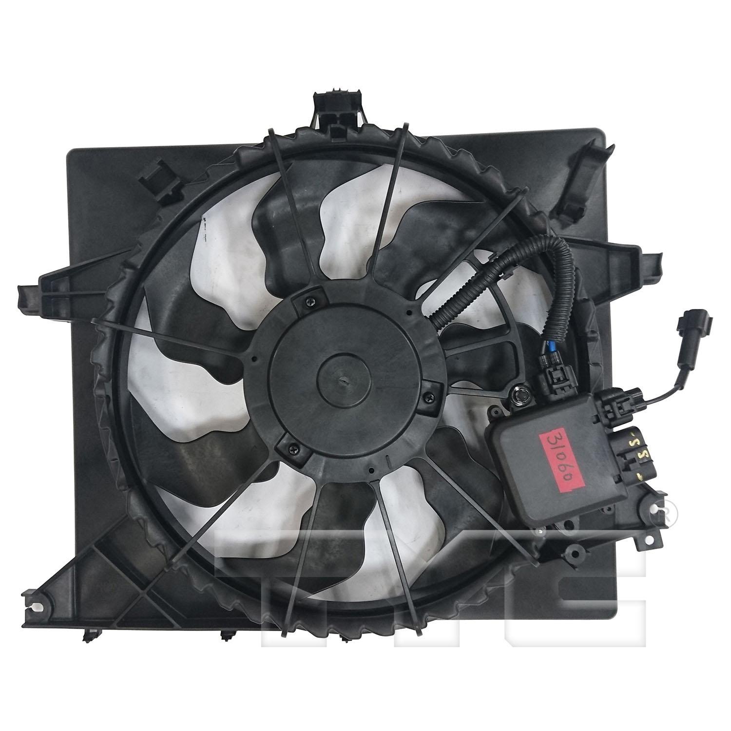 TYC 623780 - Dual Radiator and Condenser Fan Assembly TYC 623780 Dual Radiator and Condenser Fan Assembly product image 2 of 4