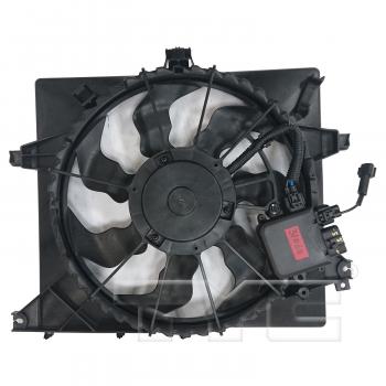 2018 Kia Forte5 Dual Radiator and Condenser Fan Assembly TYC 623780 image 2 of 4