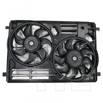 2017 Lincoln MKC Dual Radiator and Condenser Fan Assembly TYC 623800 image 1 of 3