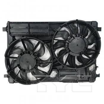 2017 Lincoln MKC Dual Radiator and Condenser Fan Assembly TYC 623800 image 2 of 3