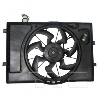 2020 Kia Forte Dual Radiator and Condenser Fan Assembly TYC 623820 image 1 of 3