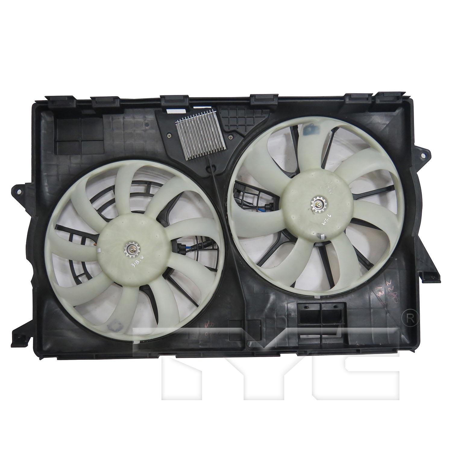 TYC 623850 - Dual Radiator and Condenser Fan Assembly TYC 623850 Dual Radiator and Condenser Fan Assembly product image 1 of 3