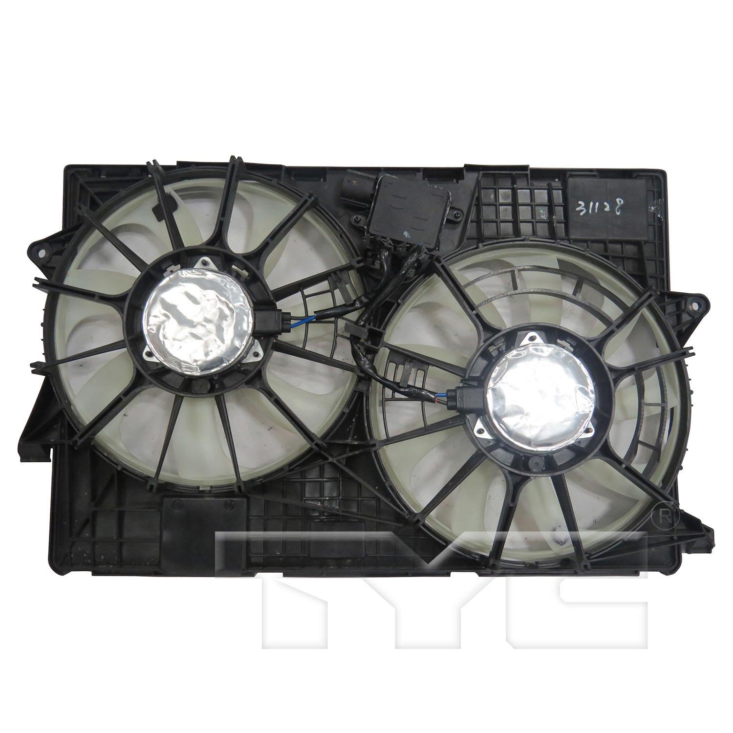TYC 623850 - Dual Radiator and Condenser Fan Assembly TYC 623850 Dual Radiator and Condenser Fan Assembly product image 2 of 3