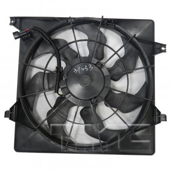 2016 Kia Sorento Dual Radiator and Condenser Fan Assembly TYC 623860 image 2 of 3