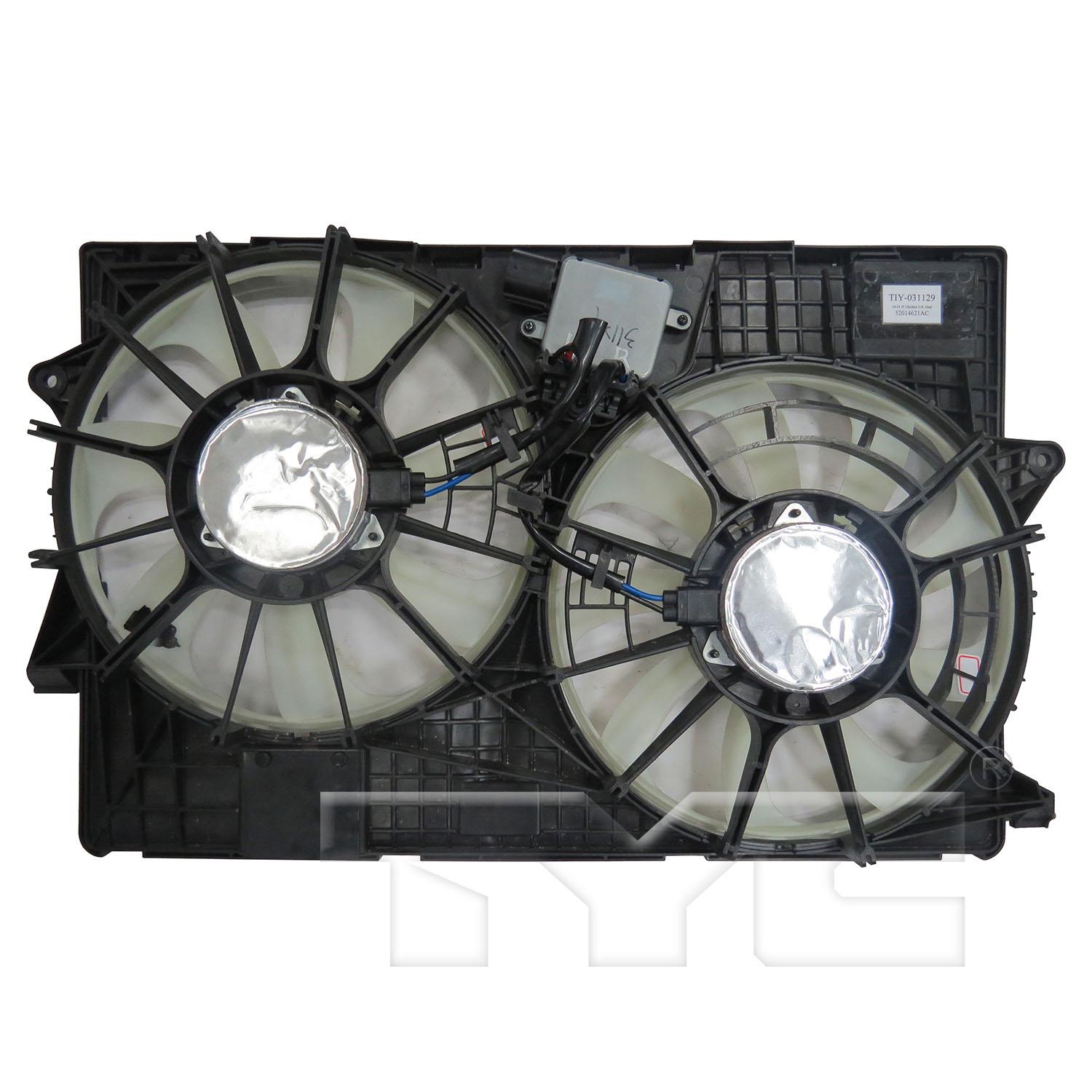 TYC 623890 - Dual Radiator and Condenser Fan Assembly TYC 623890 Dual Radiator and Condenser Fan Assembly product image 2 of 3