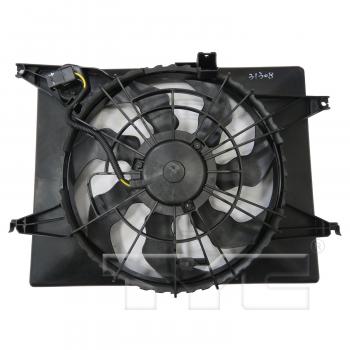 2013 Kia Optima Dual Radiator and Condenser Fan Assembly TYC 623900 image 2 of 3