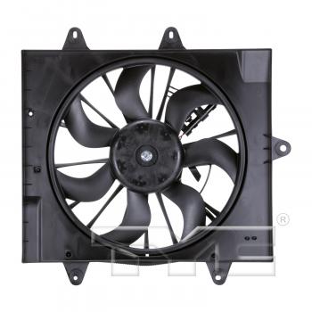 2009 Chrysler PT Cruiser Dual Radiator and Condenser Fan Assembly TYC 623910 image 1 of 3