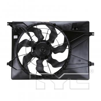 2020 Kia Sorento Dual Radiator and Condenser Fan Assembly TYC 623920 image 2 of 3