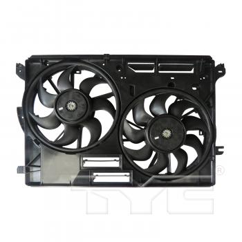 2020 Lincoln Continental Dual Radiator and Condenser Fan Assembly