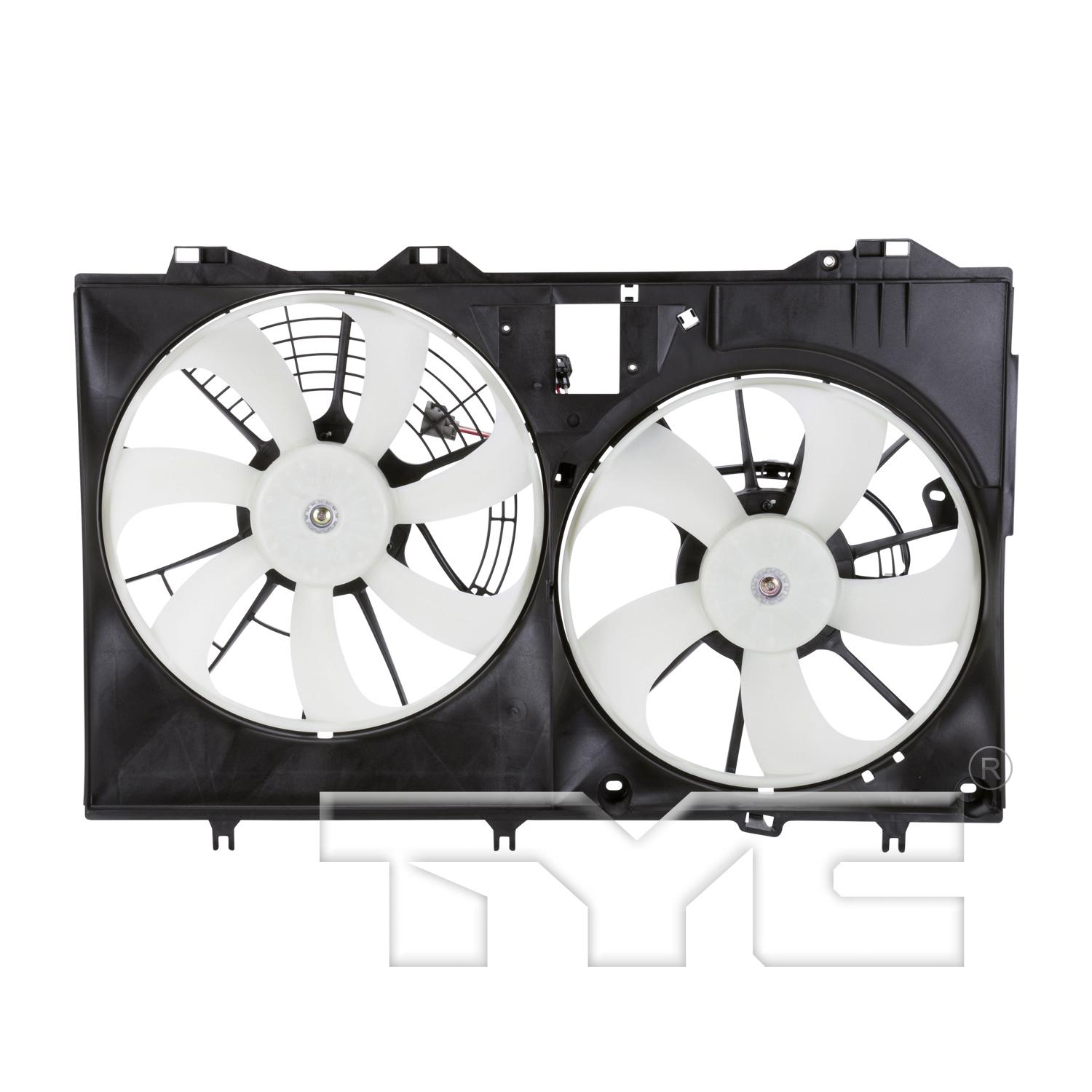 TYC 623940 Dual Radiator and Condenser Fan Assembly product image 1 of 4