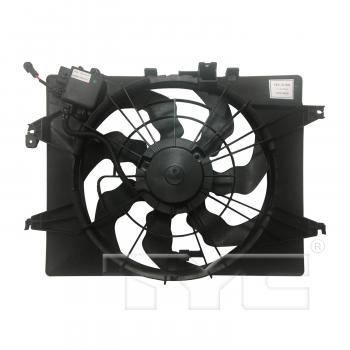 2015 Kia Optima Dual Radiator and Condenser Fan Assembly TYC 623950 image 2 of 4