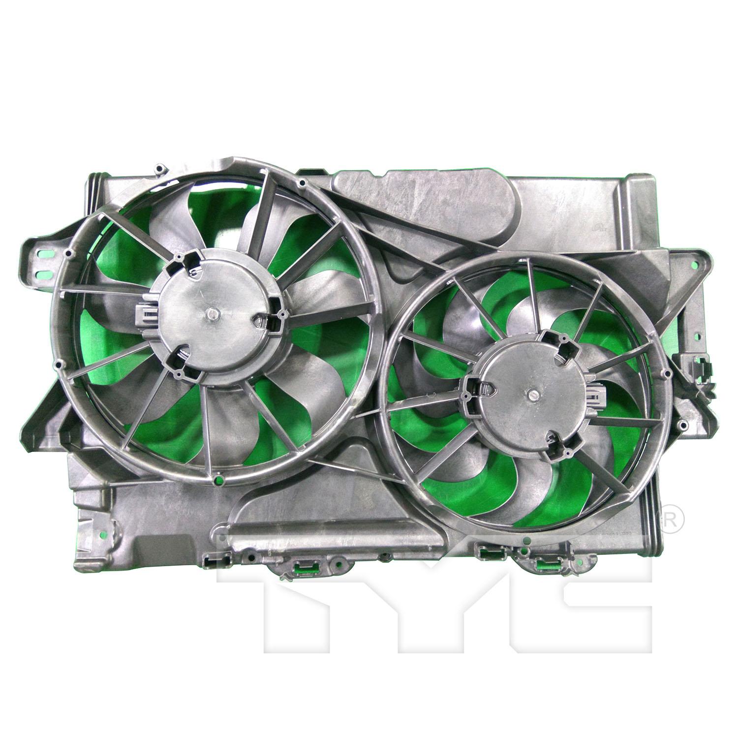 TYC 623960 - Dual Radiator and Condenser Fan Assembly TYC 623960 Dual Radiator and Condenser Fan Assembly product image 1 of 3
