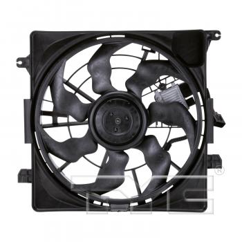 2018 Hyundai Tucson Dual Radiator and Condenser Fan Assembly TYC 623970 image 1 of 3