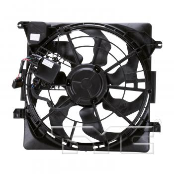 2018 Hyundai Tucson Dual Radiator and Condenser Fan Assembly TYC 623970 image 2 of 3