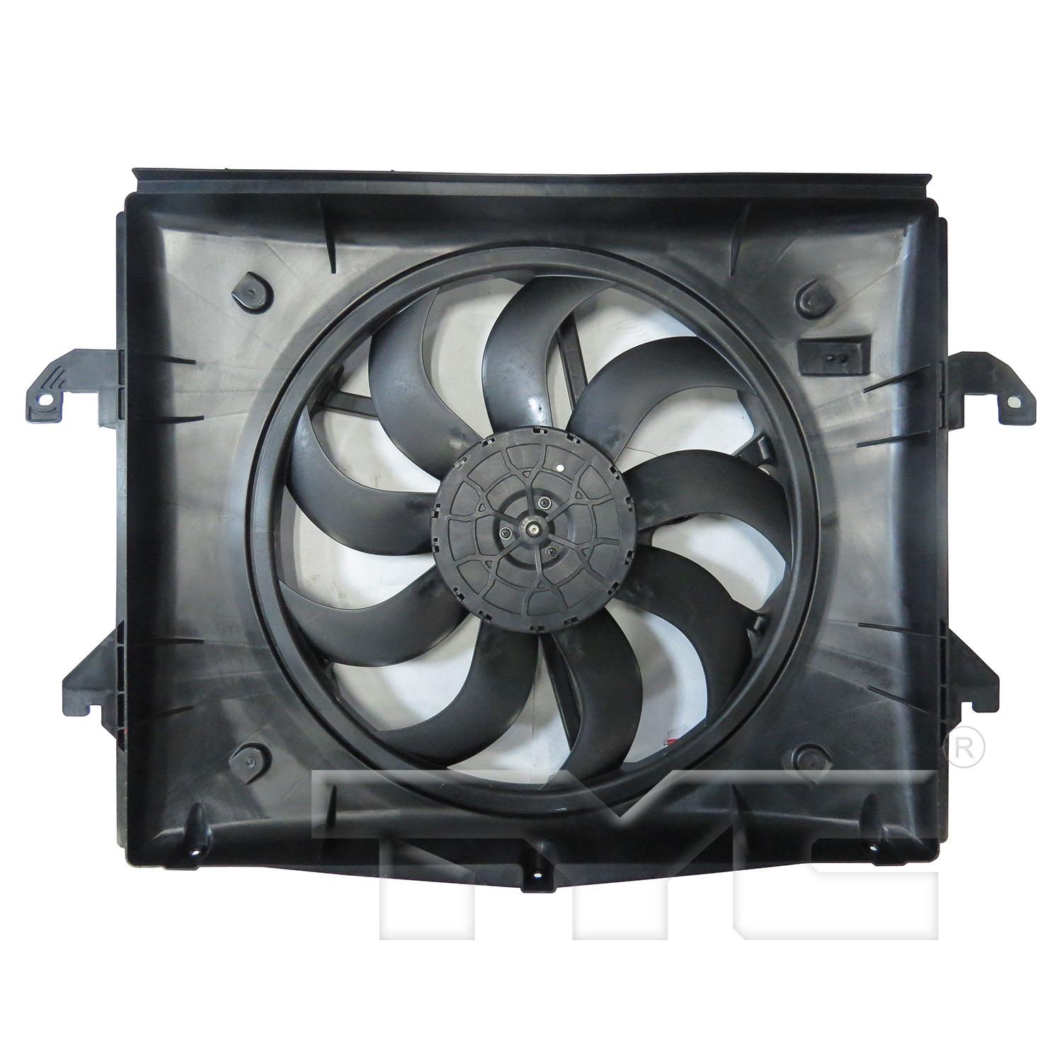 TYC 624040 - Dual Radiator and Condenser Fan Assembly TYC 624040 Dual Radiator and Condenser Fan Assembly product image 1 of 3