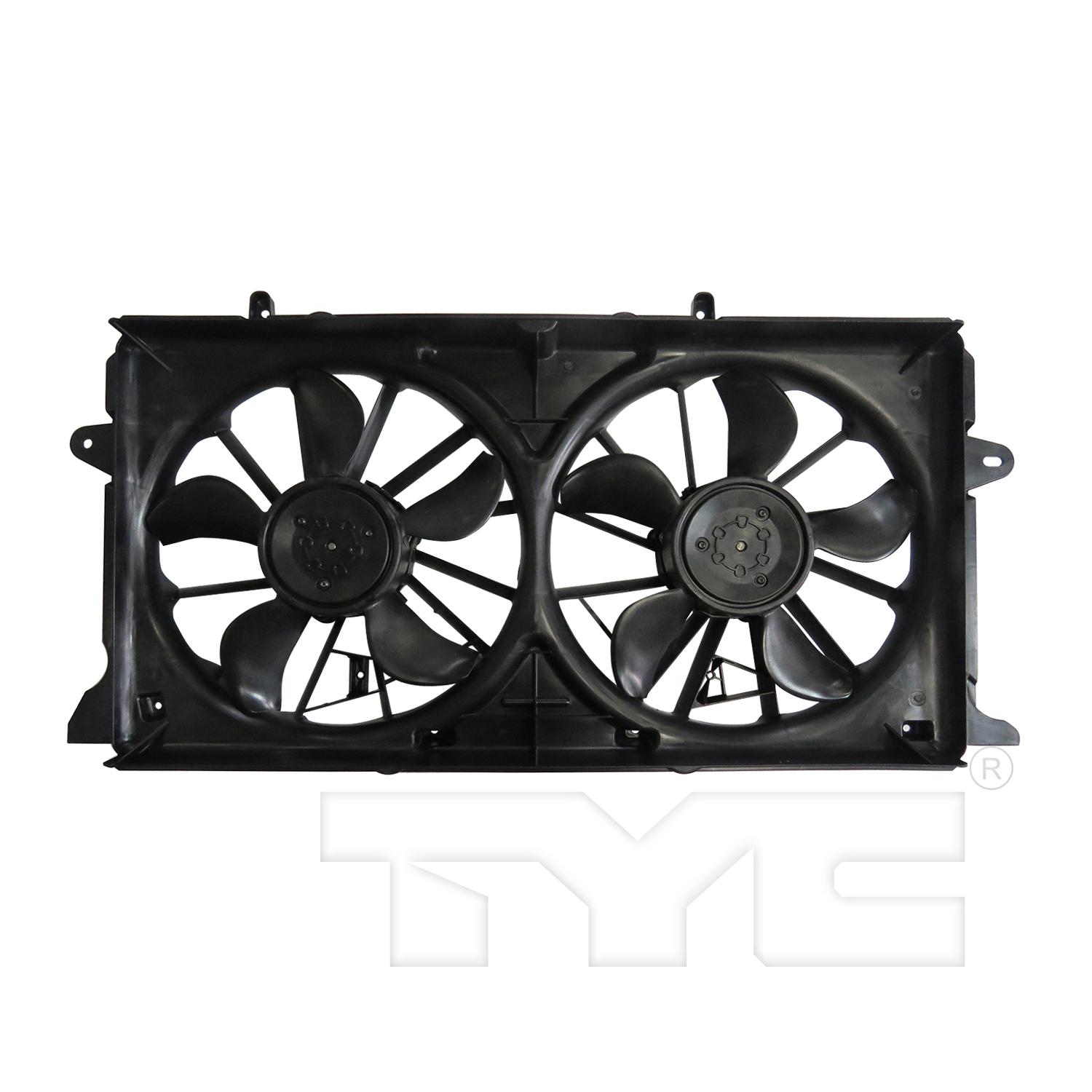 TYC 624050 - Dual Radiator and Condenser Fan Assembly TYC 624050 Dual Radiator and Condenser Fan Assembly product image 1 of 3