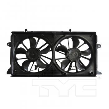 2015 Chevrolet Tahoe Dual Radiator and Condenser Fan Assembly TYC 624050 image 1 of 3