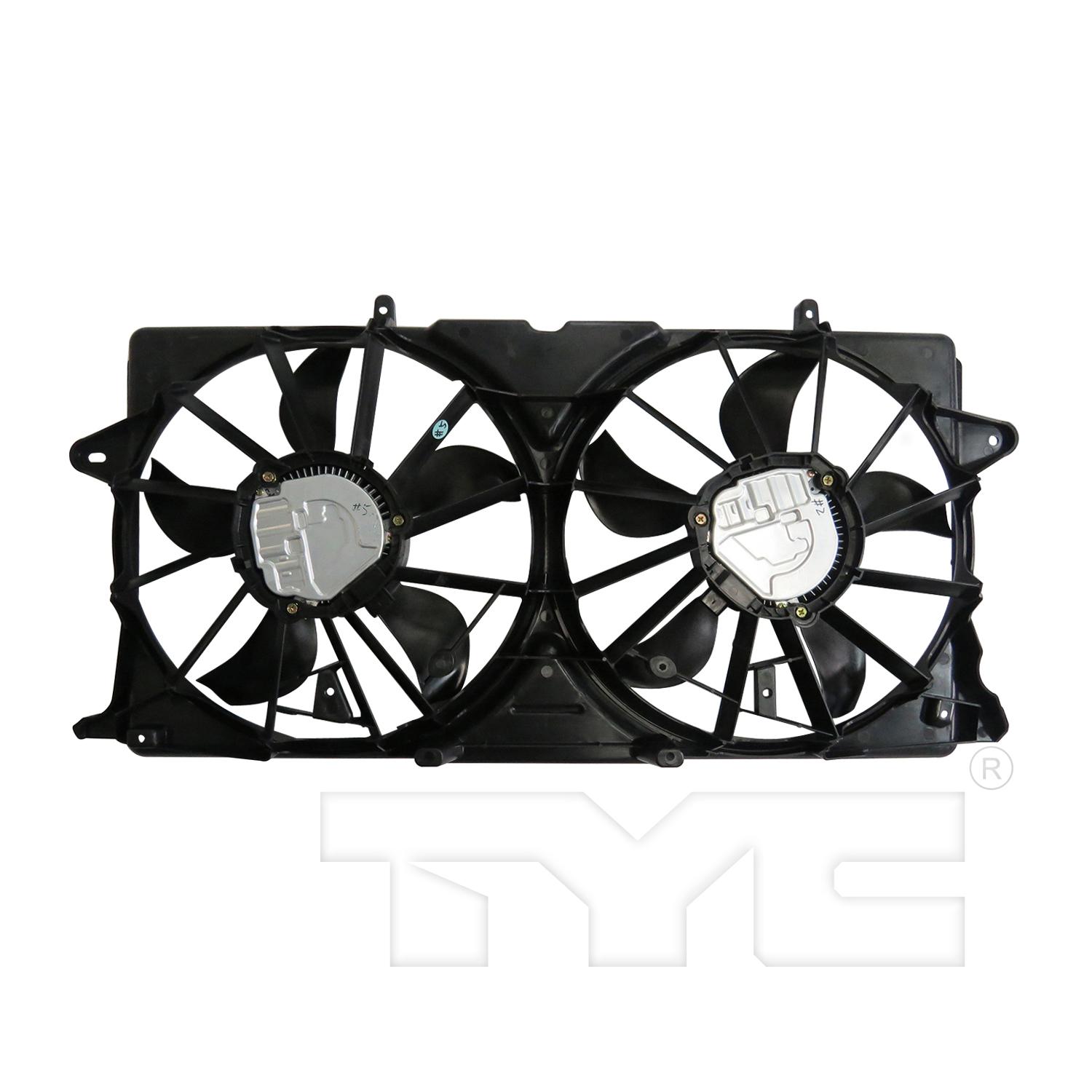 TYC 624050 - Dual Radiator and Condenser Fan Assembly TYC 624050 Dual Radiator and Condenser Fan Assembly product image 2 of 3