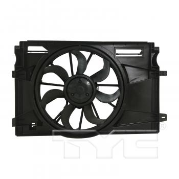 2016 Chevrolet Cruze Dual Radiator and Condenser Fan Assembly TYC 624060 image 1 of 3