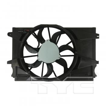 2016 Chevrolet Cruze Dual Radiator and Condenser Fan Assembly TYC 624060 image 2 of 3