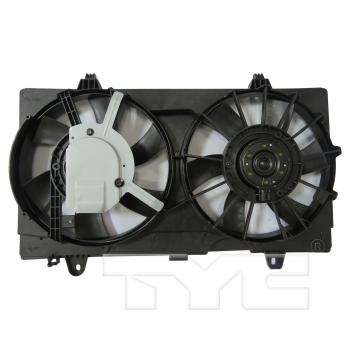 2012 Nissan Sentra Dual Radiator and Condenser Fan Assembly TYC 624070 image 1 of 3