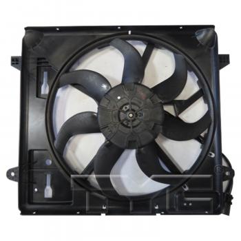 2015 Jeep Wrangler Dual Radiator and Condenser Fan Assembly TYC 624080 image 1 of 3
