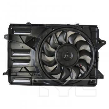 2016 Chevrolet Malibu Dual Radiator and Condenser Fan Assembly TYC 624090 image 1 of 3