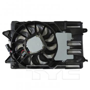 2016 Chevrolet Malibu Dual Radiator and Condenser Fan Assembly TYC 624090 image 2 of 3