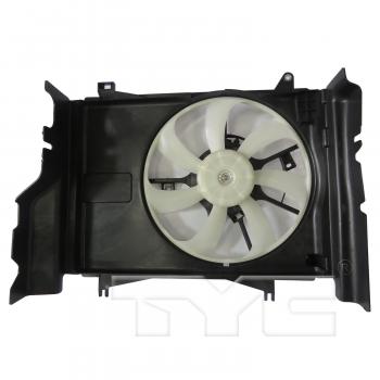 2014 Mitsubishi Mirage Dual Radiator and Condenser Fan Assembly TYC 624100 image 2 of 3