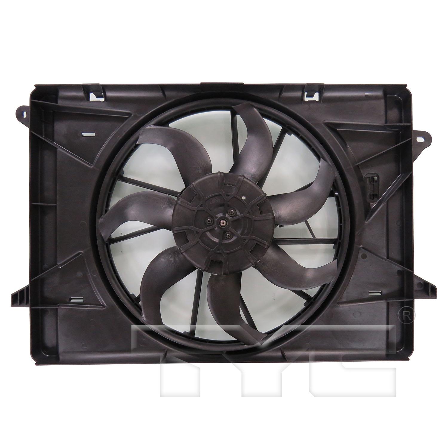 TYC 624120 - Dual Radiator and Condenser Fan Assembly TYC 624120 Dual Radiator and Condenser Fan Assembly product image 1 of 3