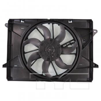 2020 Chrysler Voyager Dual Radiator and Condenser Fan Assembly TYC 624130 image 1 of 3