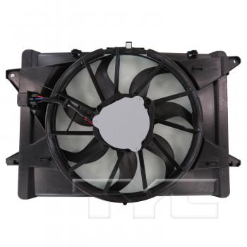 2020 Chrysler Voyager Dual Radiator and Condenser Fan Assembly TYC 624130 image 2 of 3