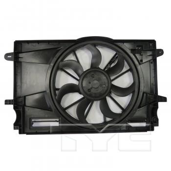 2019 Chevrolet Cruze Dual Radiator and Condenser Fan Assembly TYC 624140 image 1 of 3