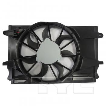 2019 Chevrolet Cruze Dual Radiator and Condenser Fan Assembly TYC 624140 image 2 of 3