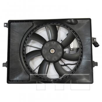 2018 Kia Forte Dual Radiator and Condenser Fan Assembly TYC 624150 image 1 of 4