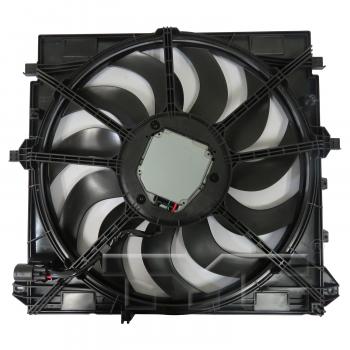 2019 GMC Canyon Dual Radiator and Condenser Fan Assembly TYC 624170 image 2 of 3