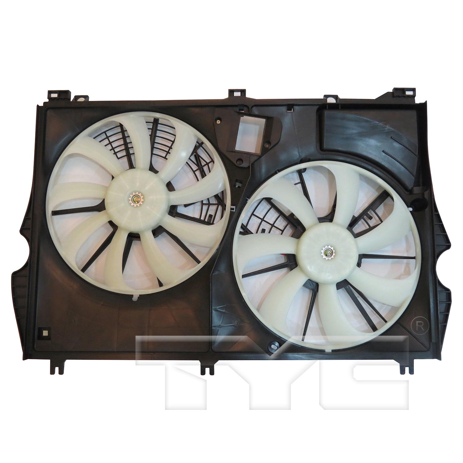 TYC 624180 - Dual Radiator and Condenser Fan Assembly TYC 624180 Dual Radiator and Condenser Fan Assembly product image 1 of 4