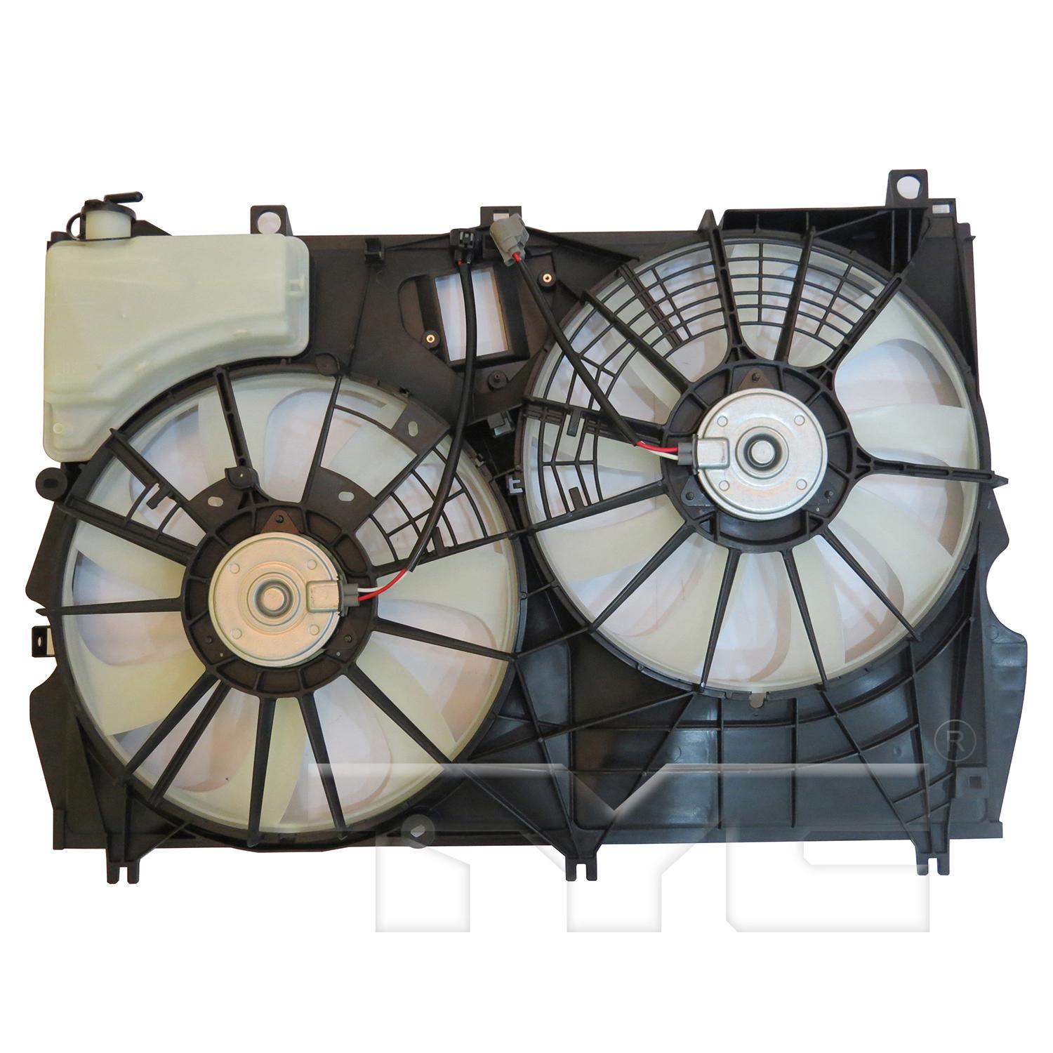 TYC 624180 - Dual Radiator and Condenser Fan Assembly TYC 624180 Dual Radiator and Condenser Fan Assembly product image 2 of 4