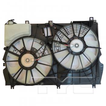 2018 Lexus RX350L Dual Radiator and Condenser Fan Assembly TYC 624180 image 2 of 4