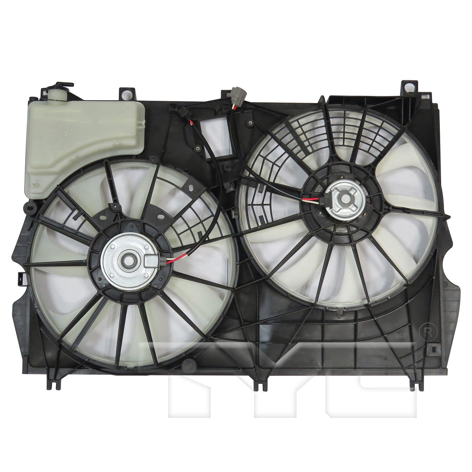 TYC 624190 - Dual Radiator and Condenser Fan Assembly TYC 624190 Dual Radiator and Condenser Fan Assembly product image 2 of 4