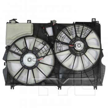2018 Lexus RX350L Dual Radiator and Condenser Fan Assembly TYC 624190 image 2 of 4
